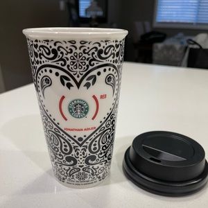Starbucks 2010 Jonathan Adler ‘Red’ ceramic mug